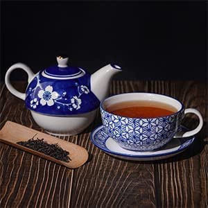 Blue Cherry Blossom Tea for One Set