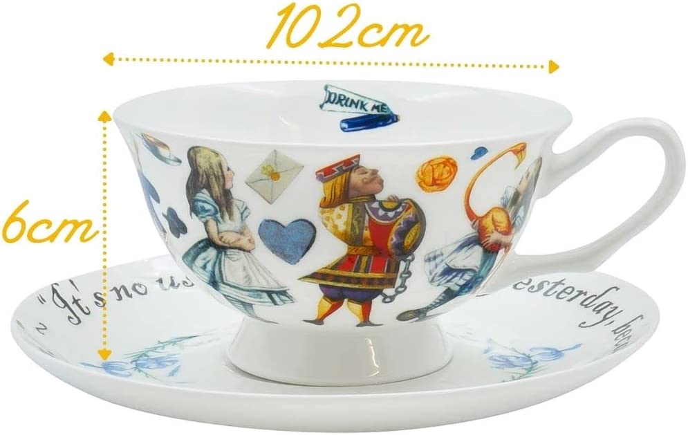 Alice in Wonderland Tea Cup & Saucer Alice, 210 ml (7 fl oz)