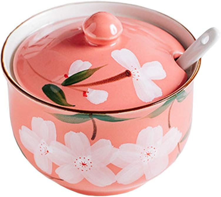 Blossoming Sugar Bowl & Spoon