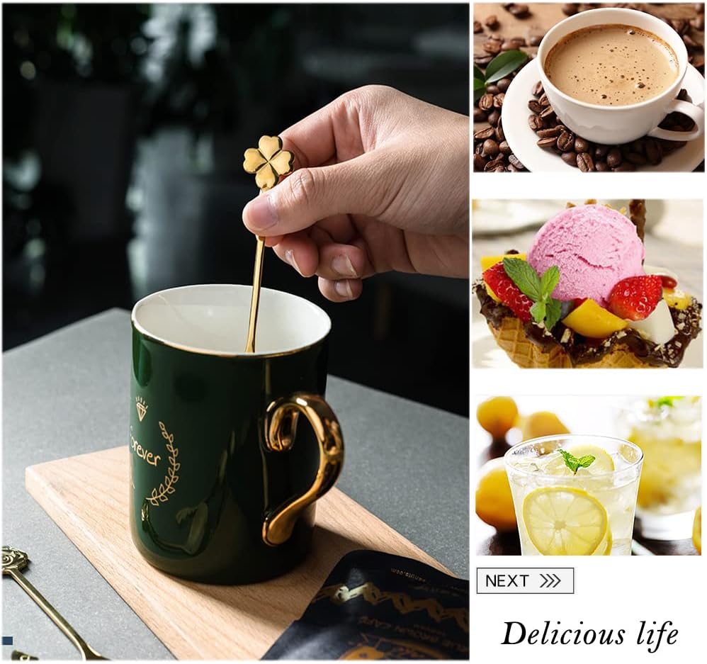 Clover Demitasse Spoon Set
