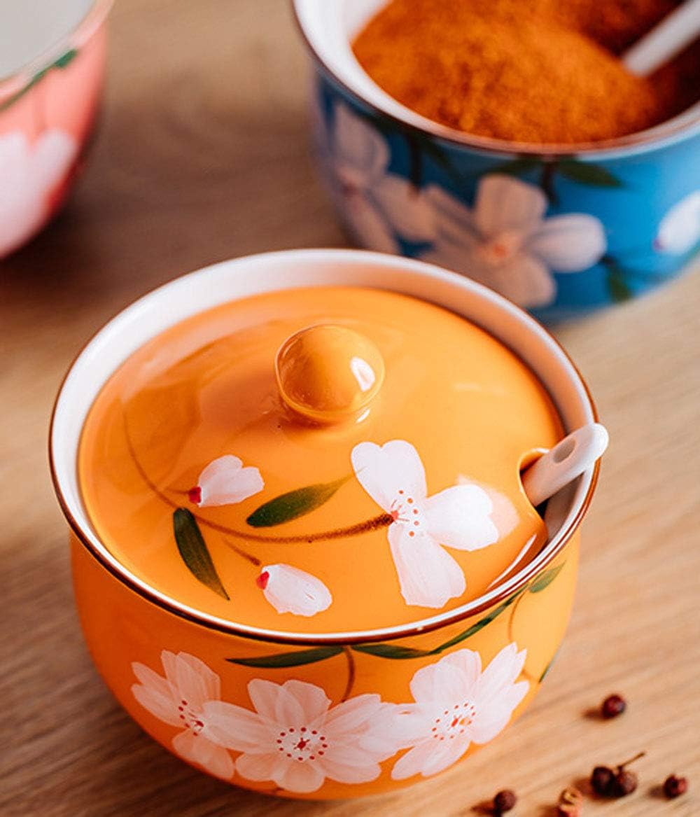 Blossoming Sugar Bowl & Spoon