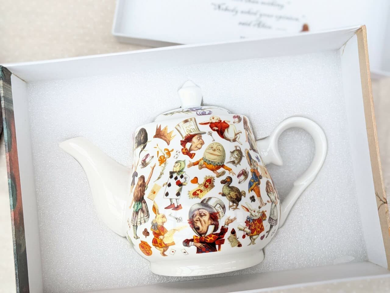 Alice In Wonderland Mad Hatter Teapot
