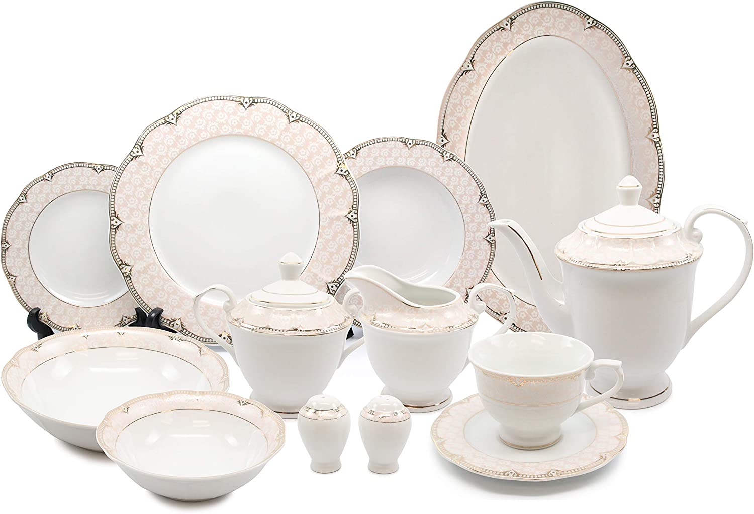 57 piece dinnerware outlet set