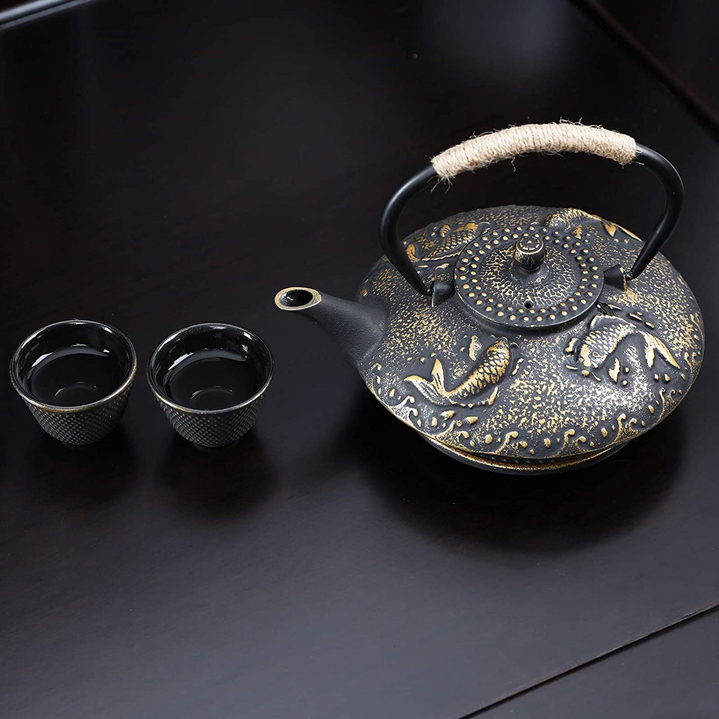 Koi Cast Iron Tea Set