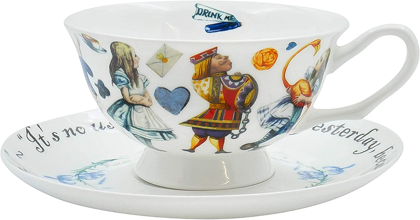 Alice in Wonderland Tea Cup & Saucer Alice, 210 ml (7 fl oz)