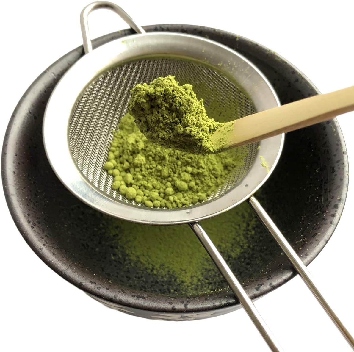Artcome Japanese Matcha Tea Set, Matcha Whisk, Traditional Scoop, Matcha Bowl, Ceramic Whisk Holder, Matcha Caddy, Handmade Matcha Ceremony Kit For Traditional Japanese Tea Ceremony (9Pcs)