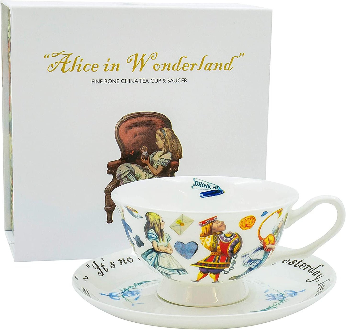 Alice in Wonderland Tea Cup & Saucer Alice, 210 ml (7 fl oz)