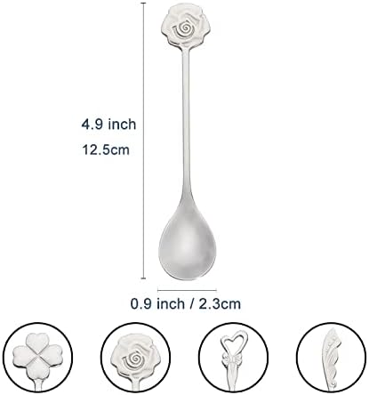 Rose Demitasse Spoon Set
