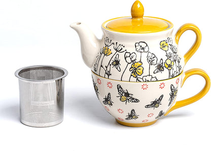 Bumblebee Tea for One Set
